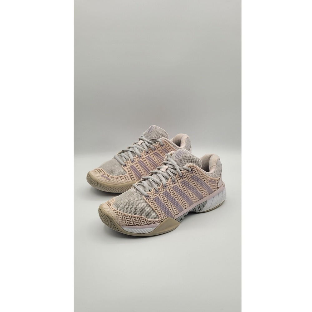 K Swiss Hypercourt Express 2 Womens 7‎ Pink Lilac Gray Tennis Shoes All Court